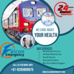 Falcon Emergency Air & Train Ambulance in Patna and Delhi: Implausible Ground Medical Evacuation Service